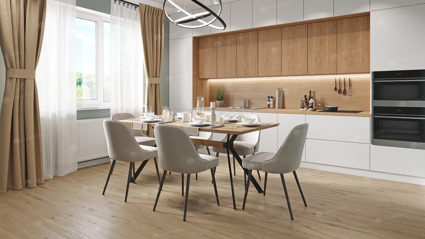 SPC ламинат "Alpine Floor" Ларго (1220*183*3,5 мм) — купить в Ногинске