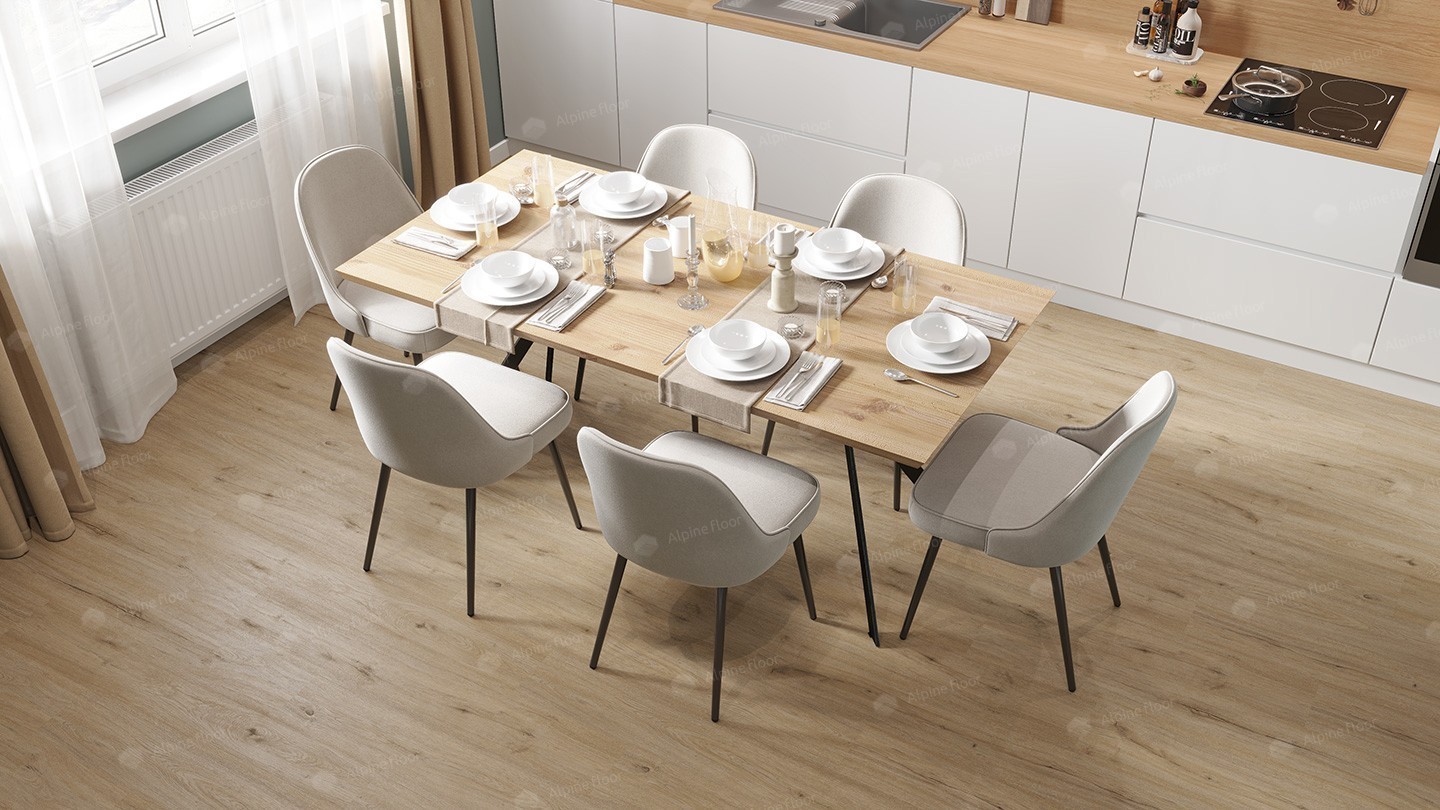 SPC ламинат "Alpine Floor" Ларго (1220*183*3,5 мм) — купить в Ногинске