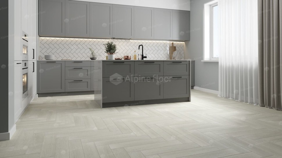 Виниловая плитка "Alpine Floor" Parquet LVT Зимний Лес (590*118*2,5 мм) — купить в Ногинске