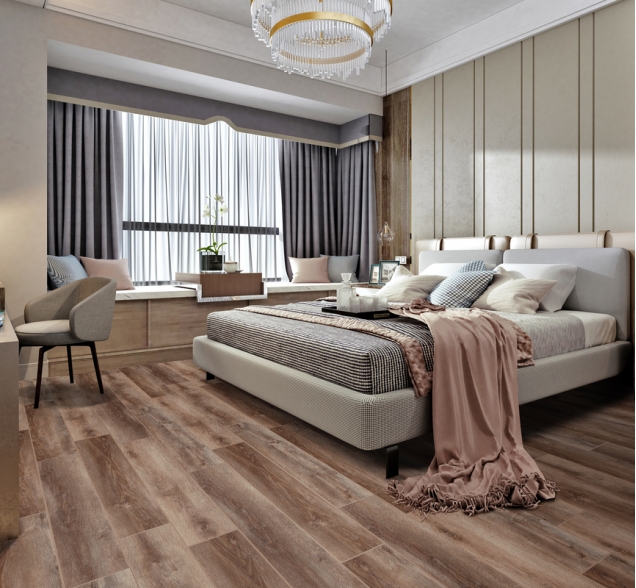 SPC ламинат "CronaFloor" Wood 4V Дуб Охрид (1200*180*4 мм) — купить в Ногинске