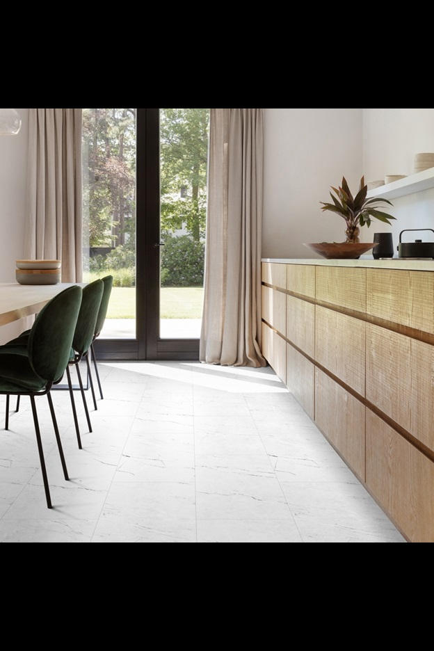 Замковая ПВХ плитка Carrara Marble 112 (610*303*5 мм) — купить в Ногинске