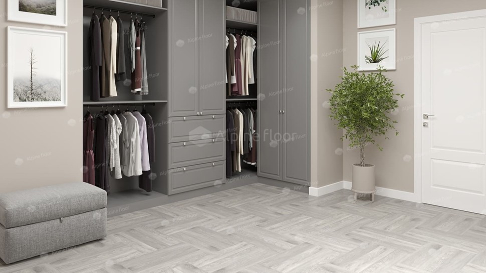 Виниловая плитка "Alpine Floor" Parquet LVT Дуб Полис (590*118*2,5 мм) — купить в Ногинске