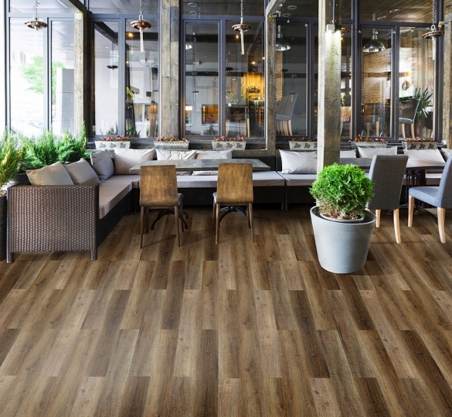 SPC ламинат "CronaFloor" Wood 4V Дуб Чак (1200*180*4 мм) — купить в Ногинске