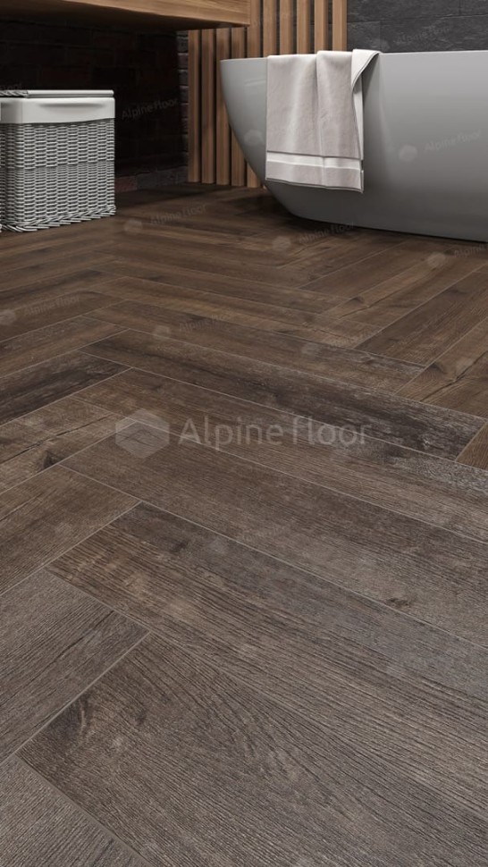 Виниловая плитка "Alpine Floor" Parquet LVT Дуб Альферац (590*118*2,5 мм) — купить в Ногинске