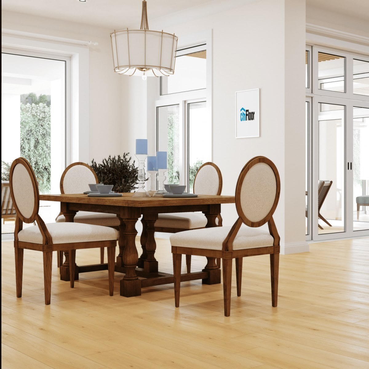 Виниловое напольное покрытие ScandiWood 09 Дуб Орегон (180*1220*5 мм) — купить в Ногинске