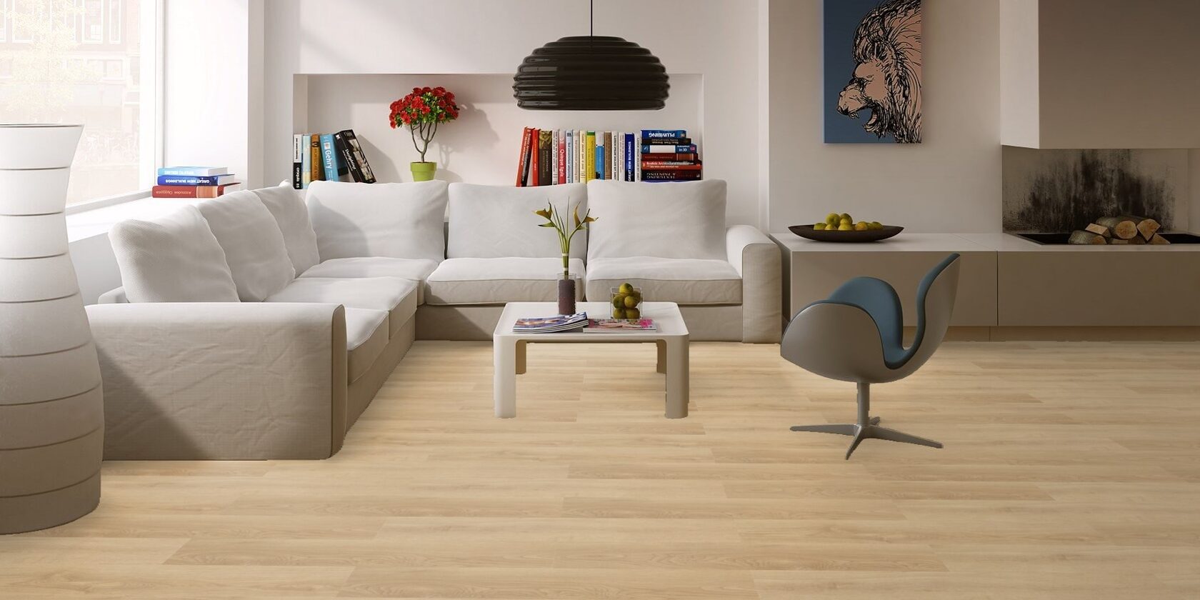 Клеевая плитка для коммерческих помещений "Bonkeel" Eruption (914,4*152,4*2,1мм) — купить в Ногинске