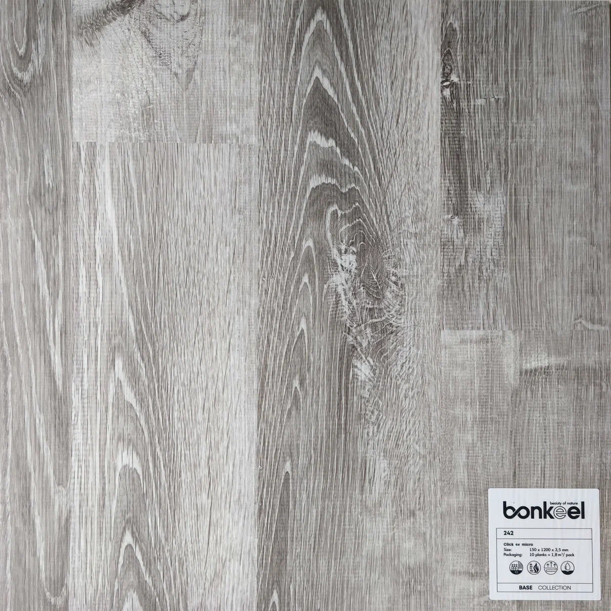Плитка ПВХ "Bonkeel" Base New 242 (1220*150*3,5 мм) — купить в Ногинске
