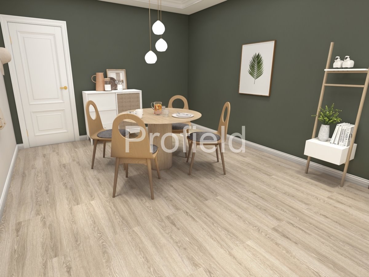HSPC ламинат "Profield" Дуб Светлый (1200*228*5,5 мм) — купить в Ногинске