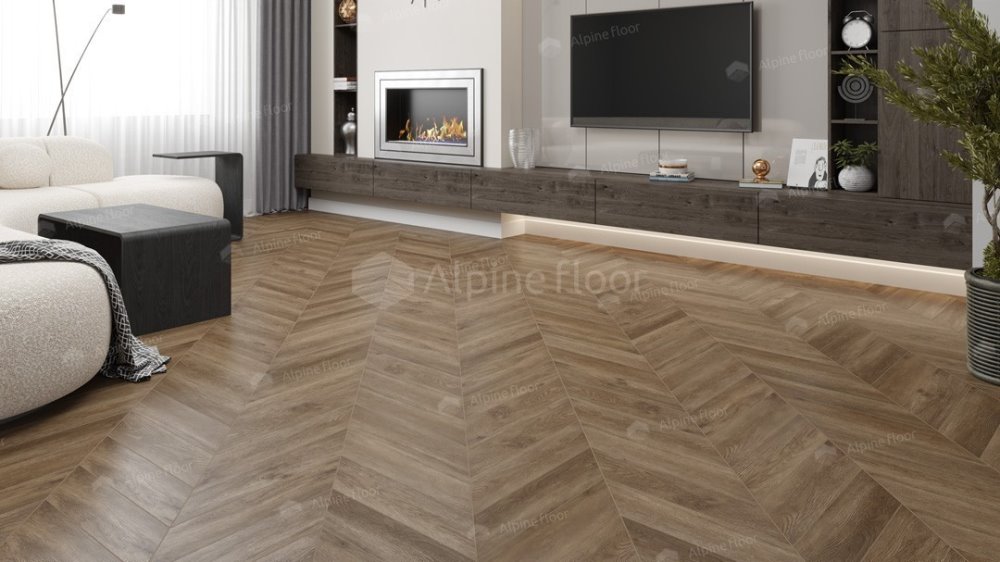 LVT плитка "Alpine Floor" Макадамия (555*127*2,5 мм) — купить в Ногинске
