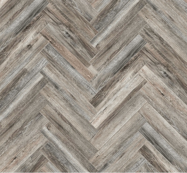 Виниловый ламинат SPC "Cronafloor" Herringbone Дуб Реймс (640*128*4,5 мм) — купить в Ногинске