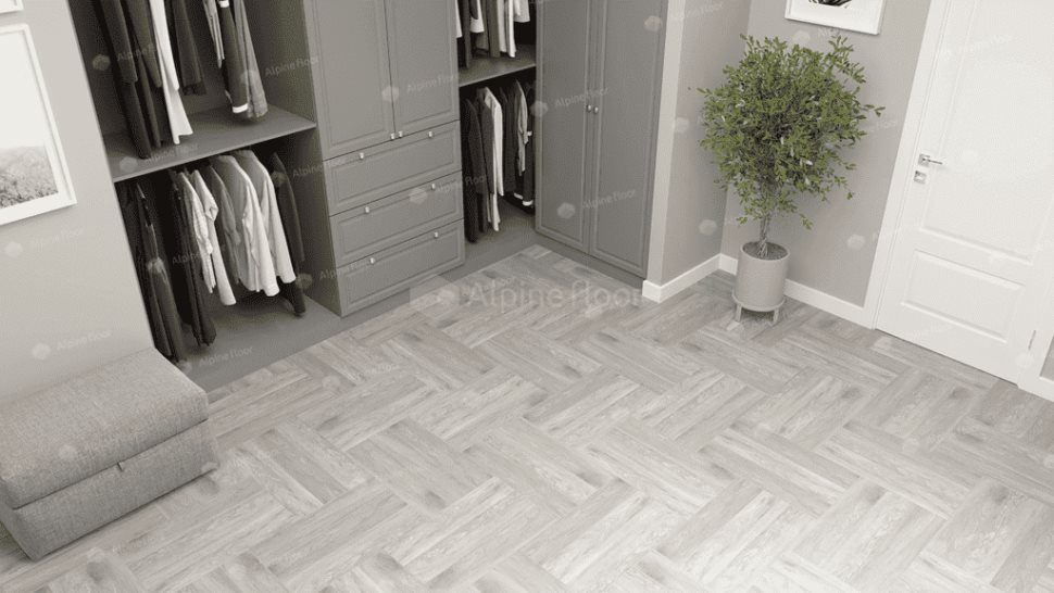 Виниловый ламинат "Alpine Floor" Parquet Light Дуб Полис (600*125*4 мм) — купить в Ногинске