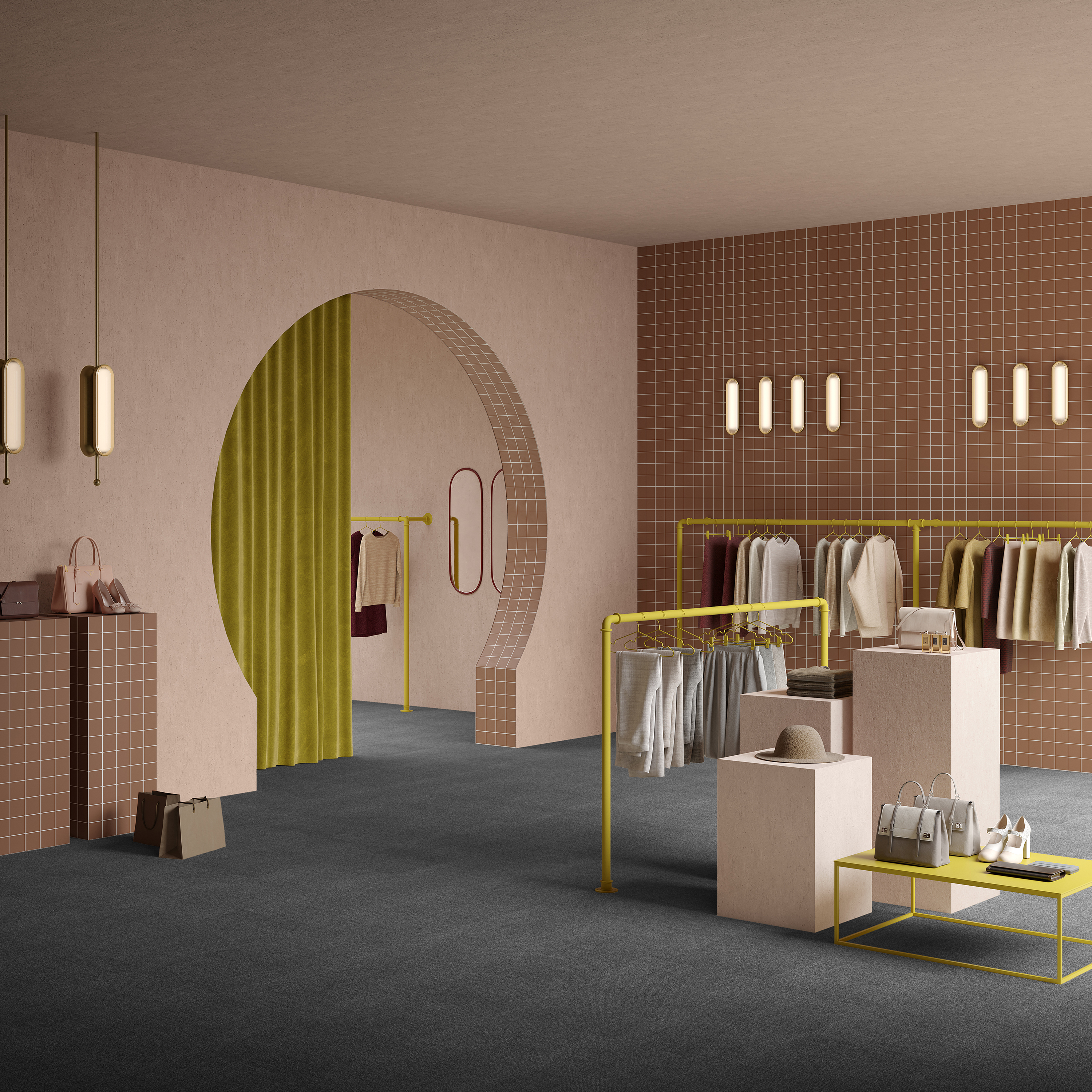 Ковровая плитка Mantra Tile 98 (500*500*6 мм) — купить в Ногинске