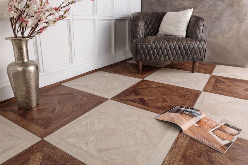 Замковая ПВХ плитка "Aquafloor" AF7001VS (600*600*7 мм) — купить в Ногинске