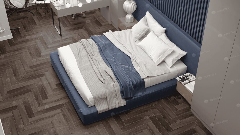 Виниловый ламинат "Alpine Floor" Parquet Light Дуб Фафнир (600*125*4 мм) — купить в Ногинске