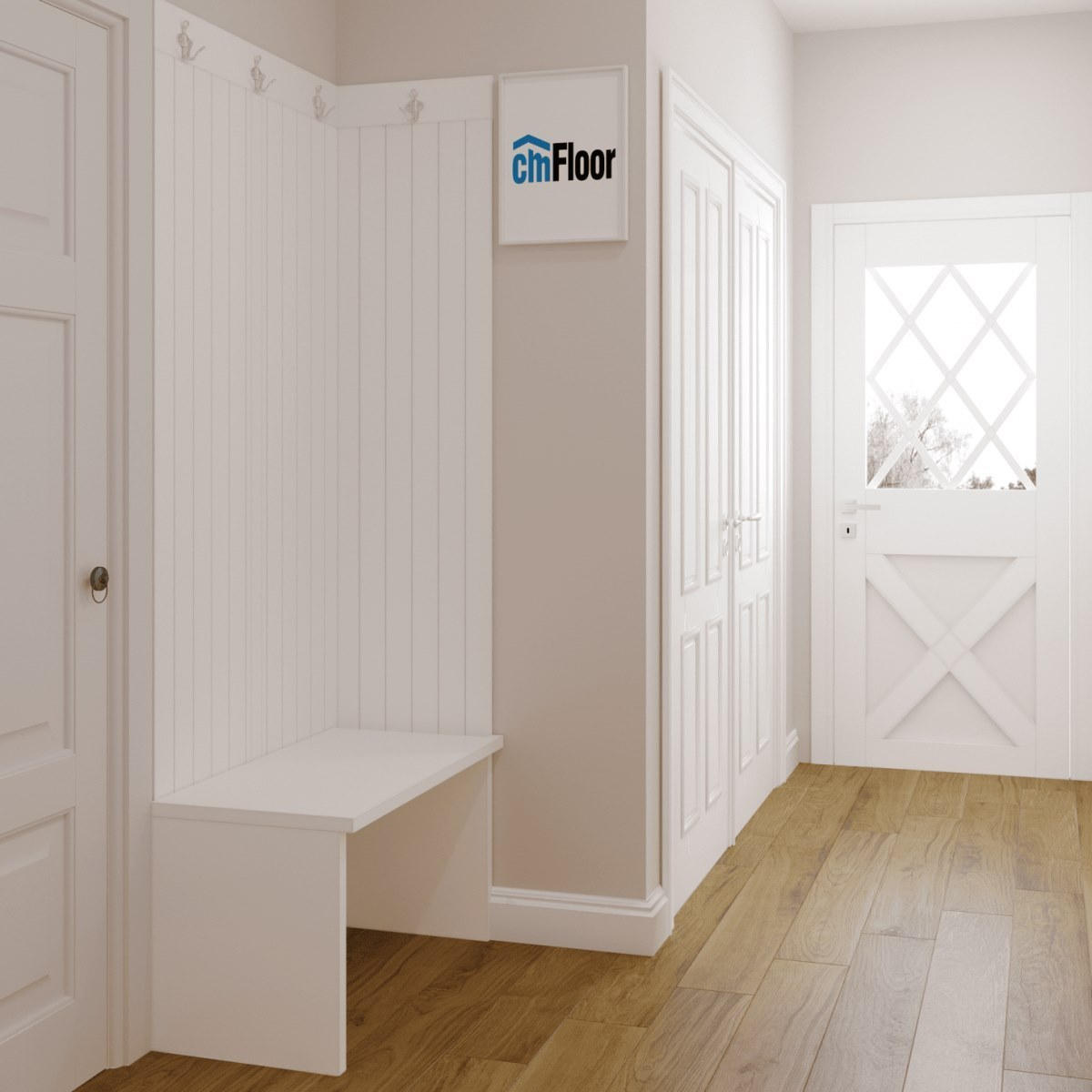 Виниловое напольное покрытие ScandiWood 04 Орех Американский (180*1220*5 мм) — купить в Ногинске