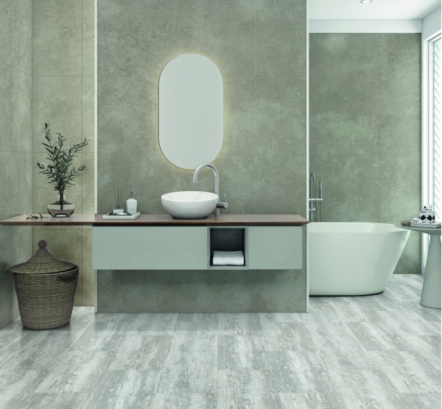 SPC ламинат "CronaFloor" Stone 4V Дублин (600*300*4 мм) — купить в Ногинске