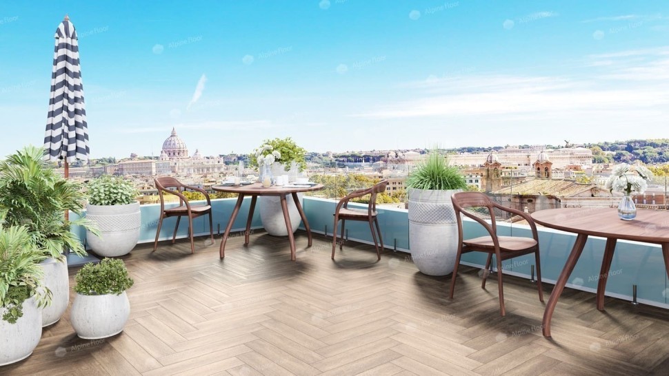 Виниловая плитка "Alpine Floor" Parquet LVT Макадамия (590*118*2,5 мм) — купить в Ногинске