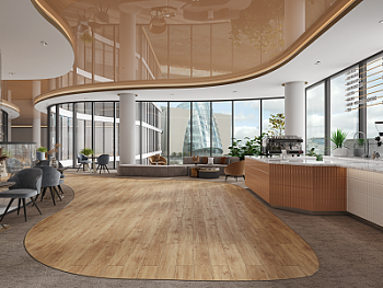 Кварцвиниловая плитка LVT "Alpine Floor" Макадамия (1227*187*5 мм) — фото и характеристики