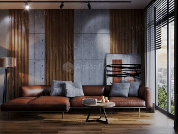 Каменно-полимерная плитка "Tulesna" Lara (1220*183*3,5 мм) — фото и характеристики